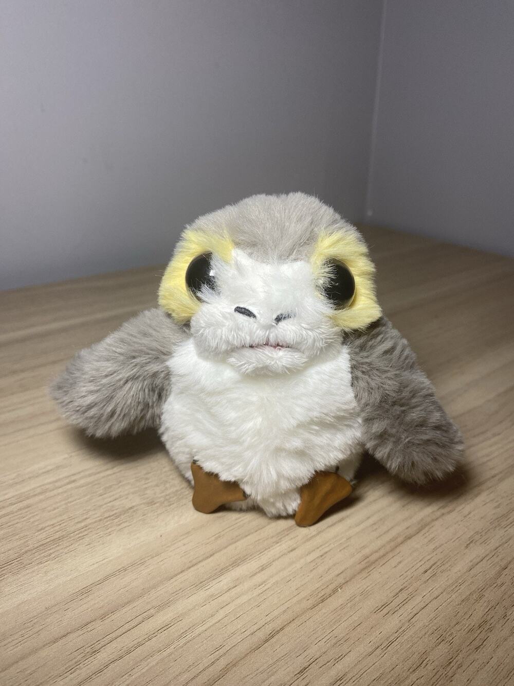 Disney Parks Star Wars Toddler Porg Talking Magnetic Shoulder Pal Plush Doll 5"